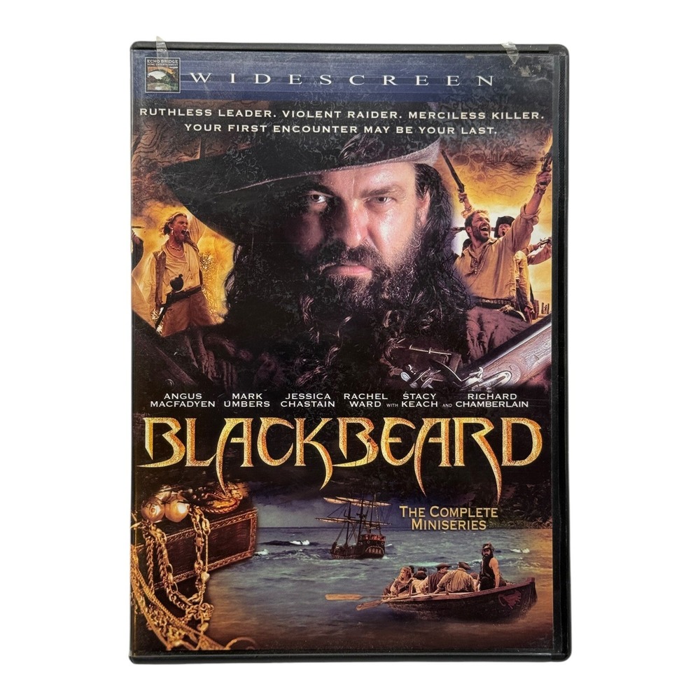 Echo Bridge Blackbeard The Complete Miniseries DVD Widescreen 2006 Excellent